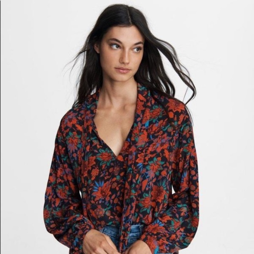 EUC rag&bone Emily silk blouse. Worn twice.